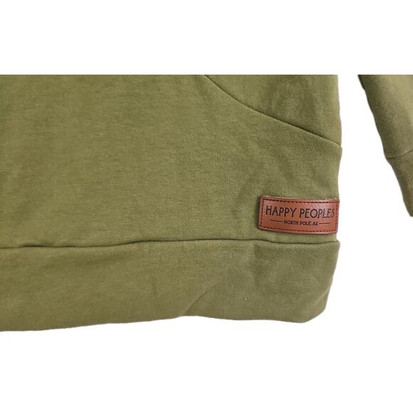 Alaskan Apparel ~Men's Size XXXL~ Olive Green Zip-Up Hoodie Sweatshirt NWOT. - Picture 4 of 12